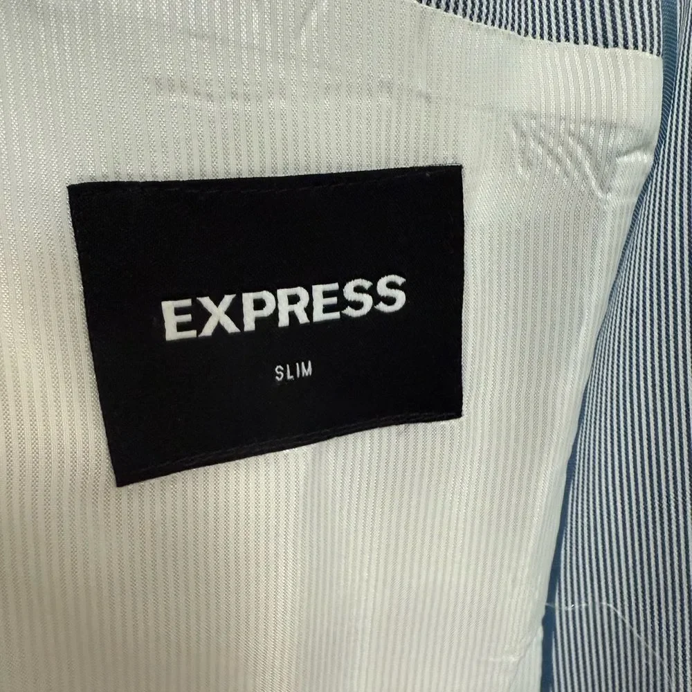 Express Men's Blazer in Light Blue